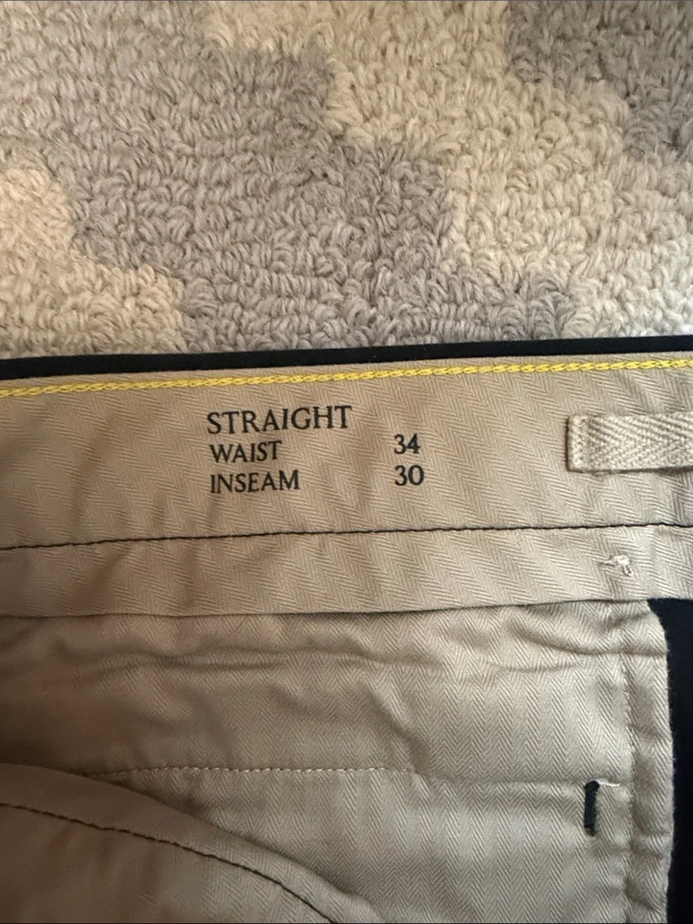 Banana Republic Men's Black Straight Dress Pants